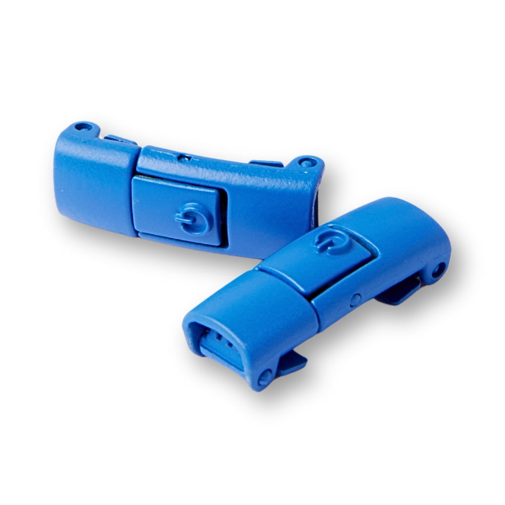 Royal Blue Press-lock Buckles (1 Pair)