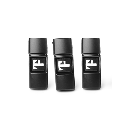 Black Multipack - Snap-lock™️ No-Tie Buckles (3 Pairs)