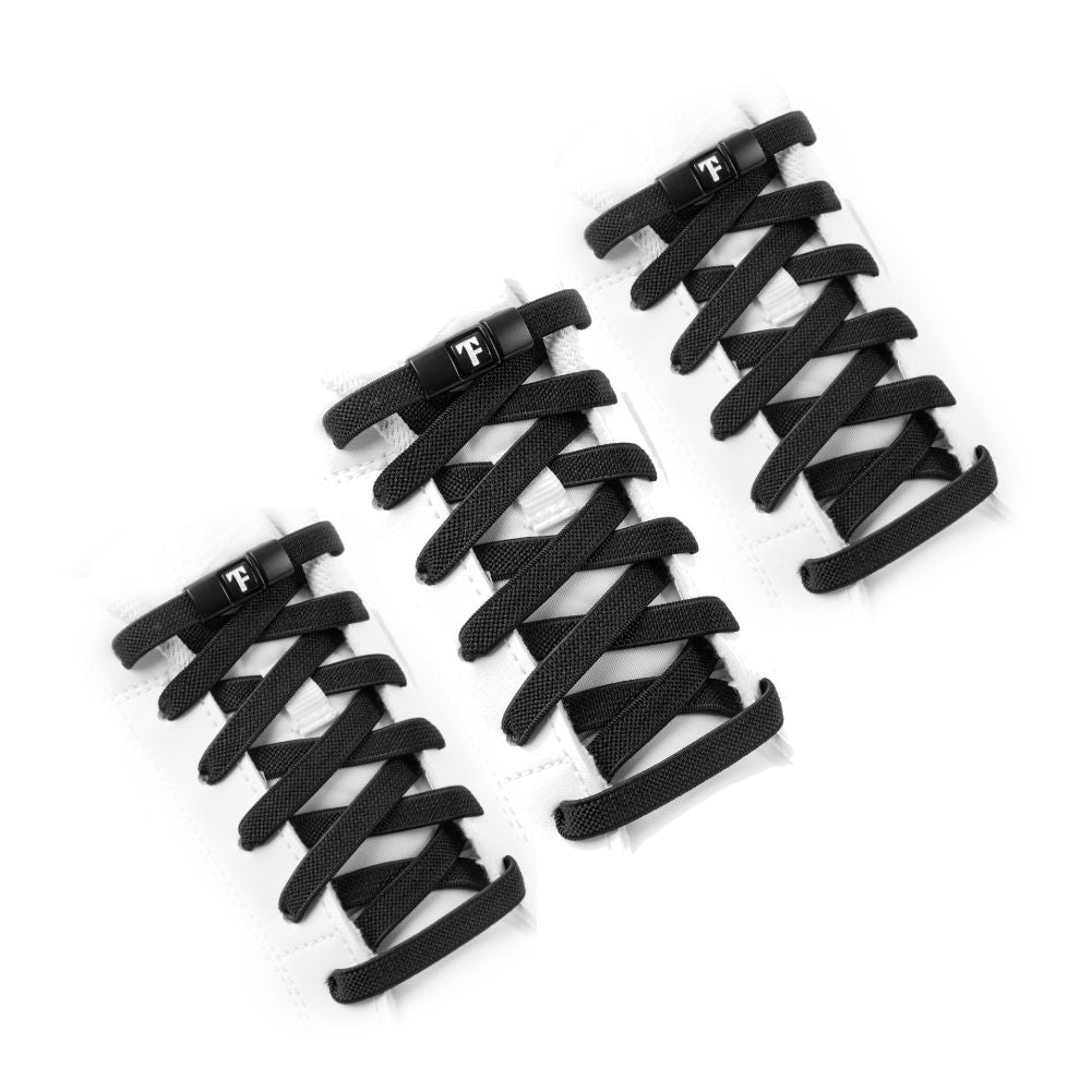 Black Originals - No-Tie Laces Multipack (3 Pairs)