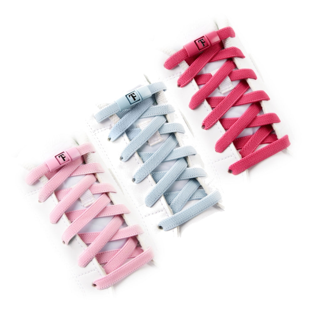 Cute Originals - No-Tie Laces Multipack (3 Pairs)