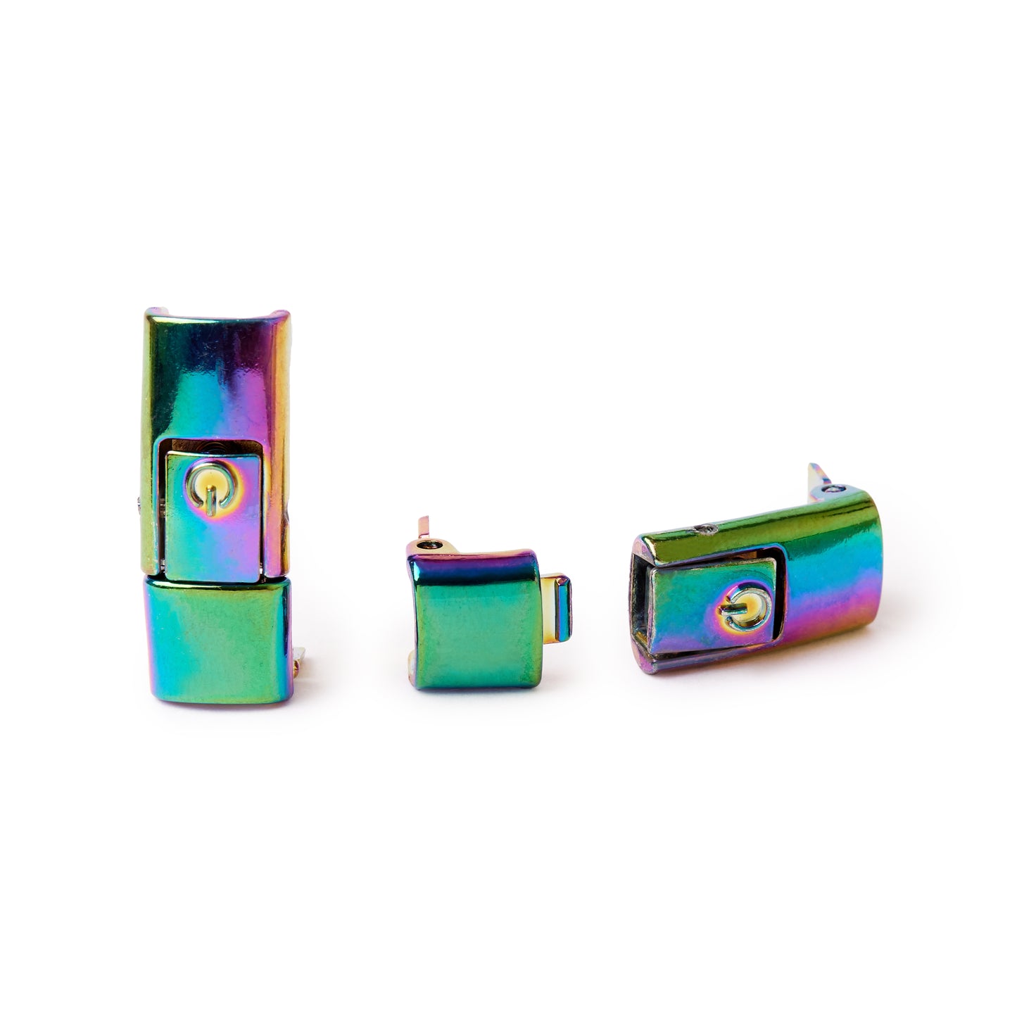 Pearlescent Press-lock Buckles (1 Pair)