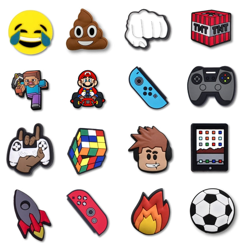 Gamer Shoe Charms - Pack of 16