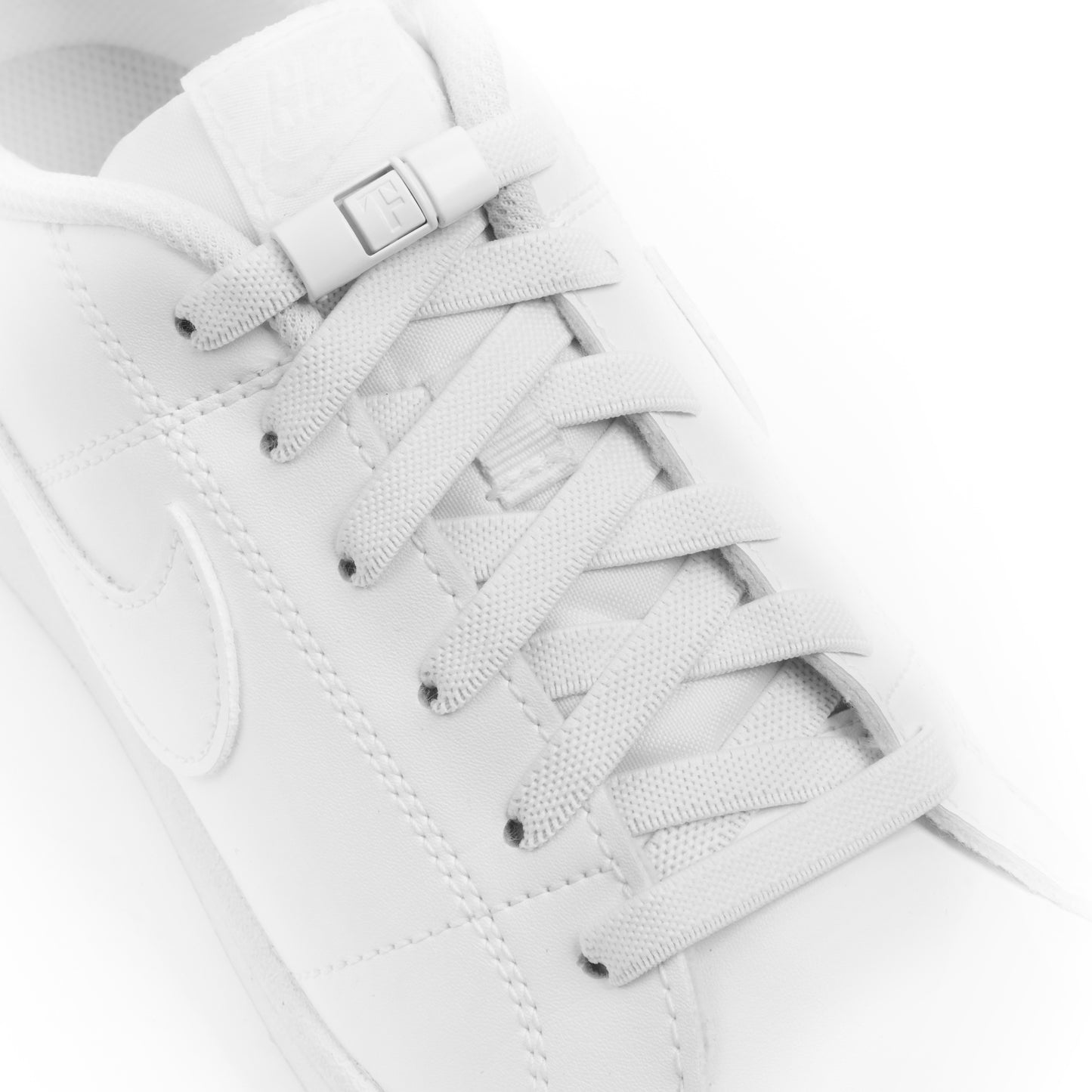 White Original No-Tie Shoe Laces