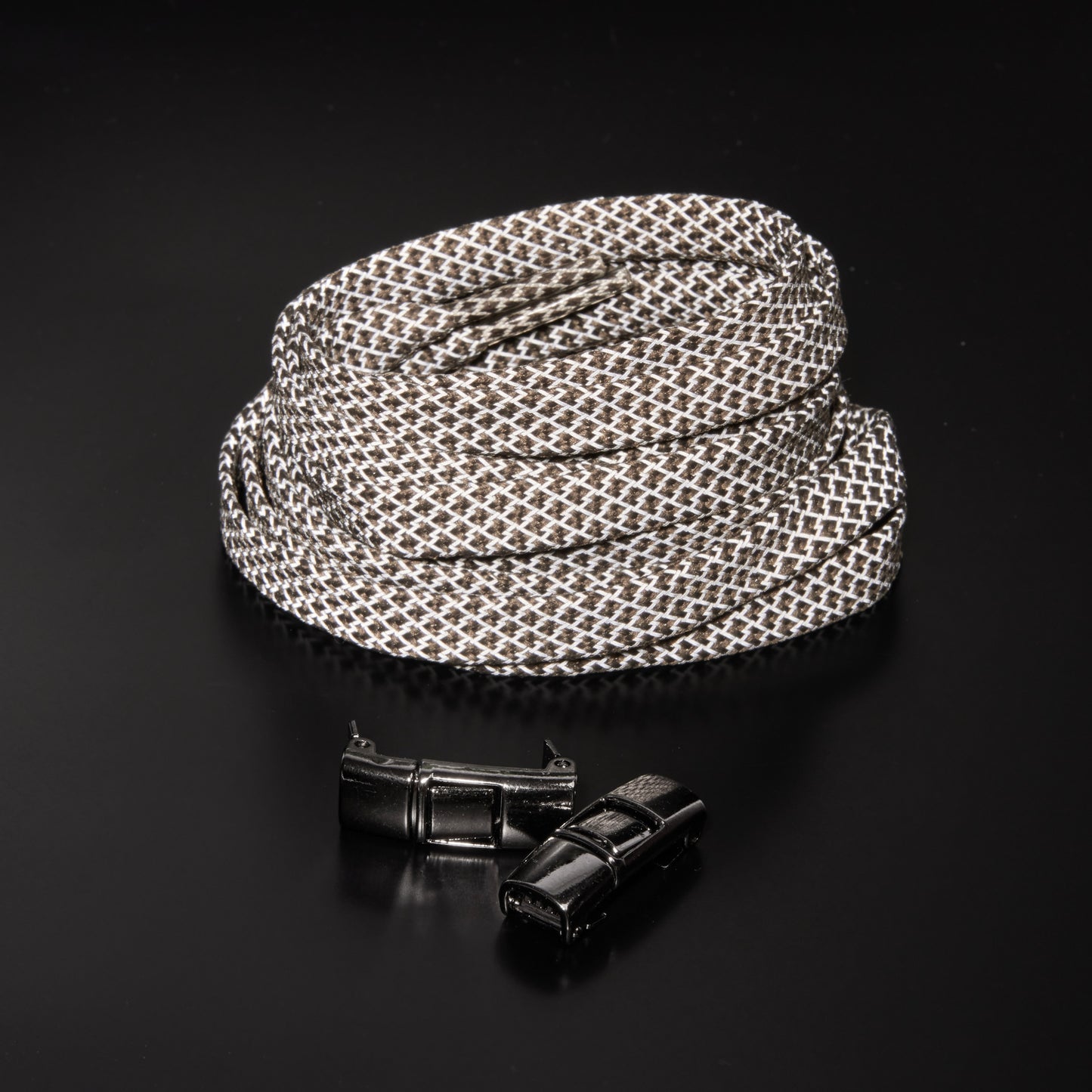 Dark Grey Afterglow No-Tie Shoe Laces