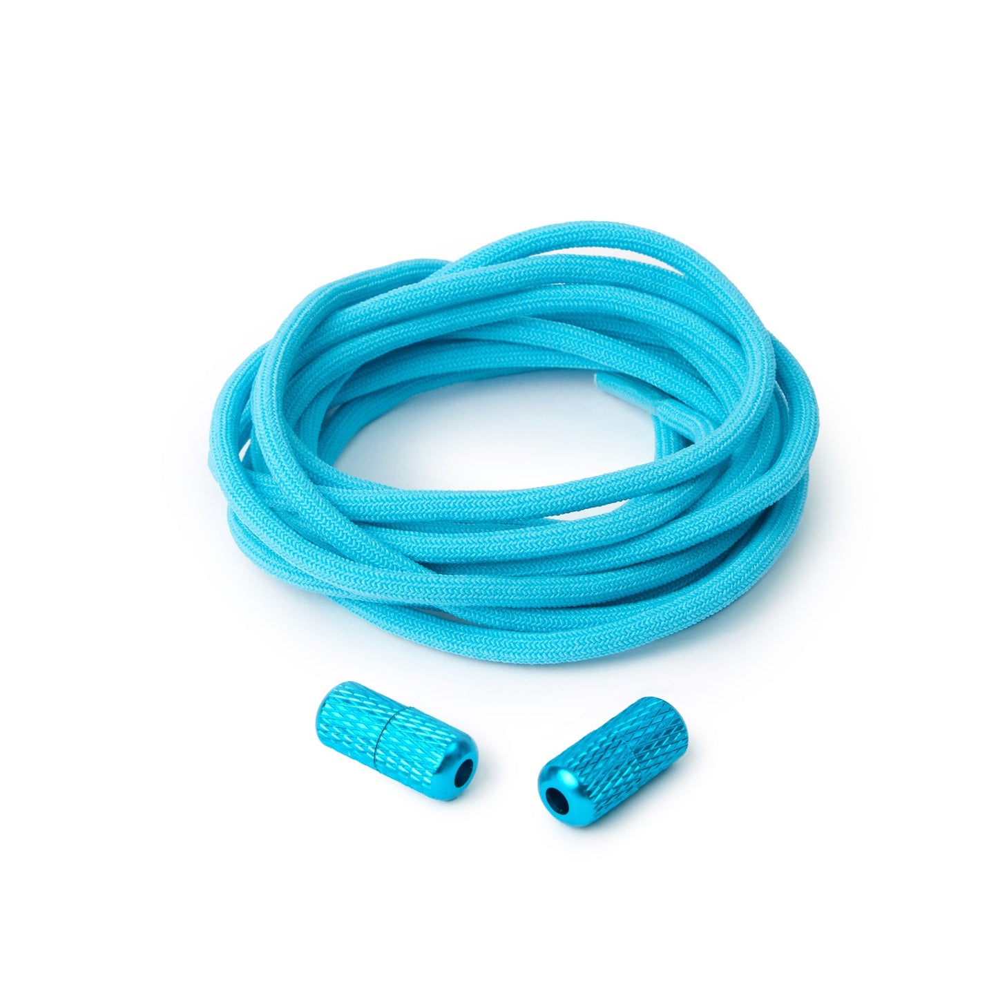 Light Blue Round Elastic Shoe Laces