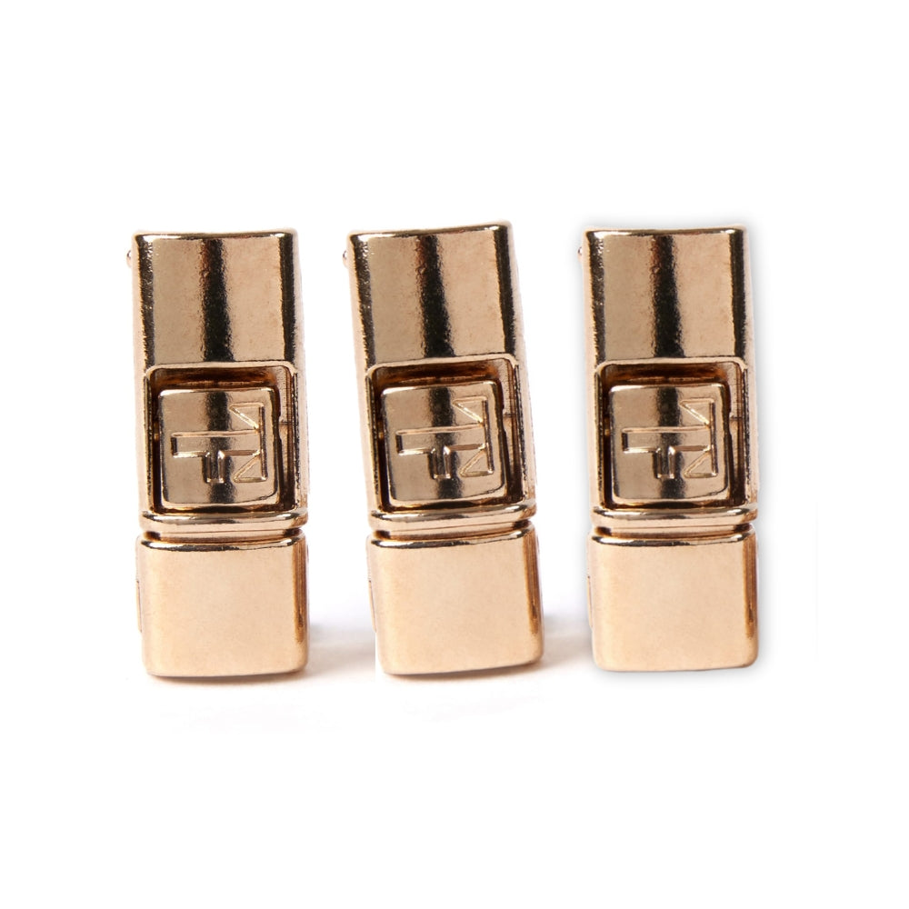 Rose Gold Multipack - Snap-lock™️ No-Tie Buckles (3 Pairs)
