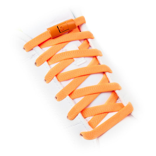 Orange Accelerator No-Tie Shoe Laces
