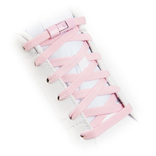 Baby Pink Accelerator No-Tie Shoe Laces