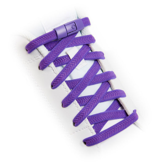 Purple Accelerator No-Tie Shoe Laces