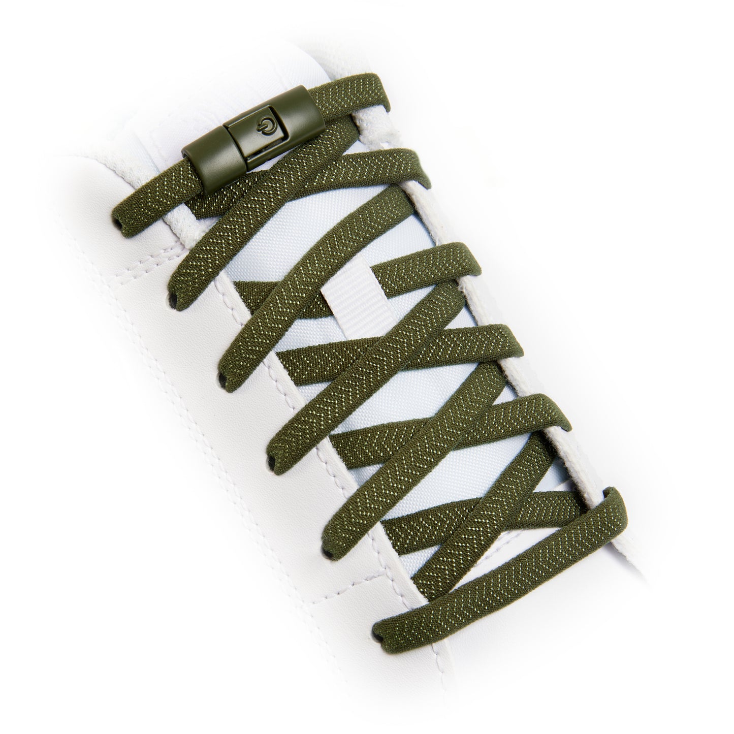 Army Green Accelerator No-Tie Shoe Laces