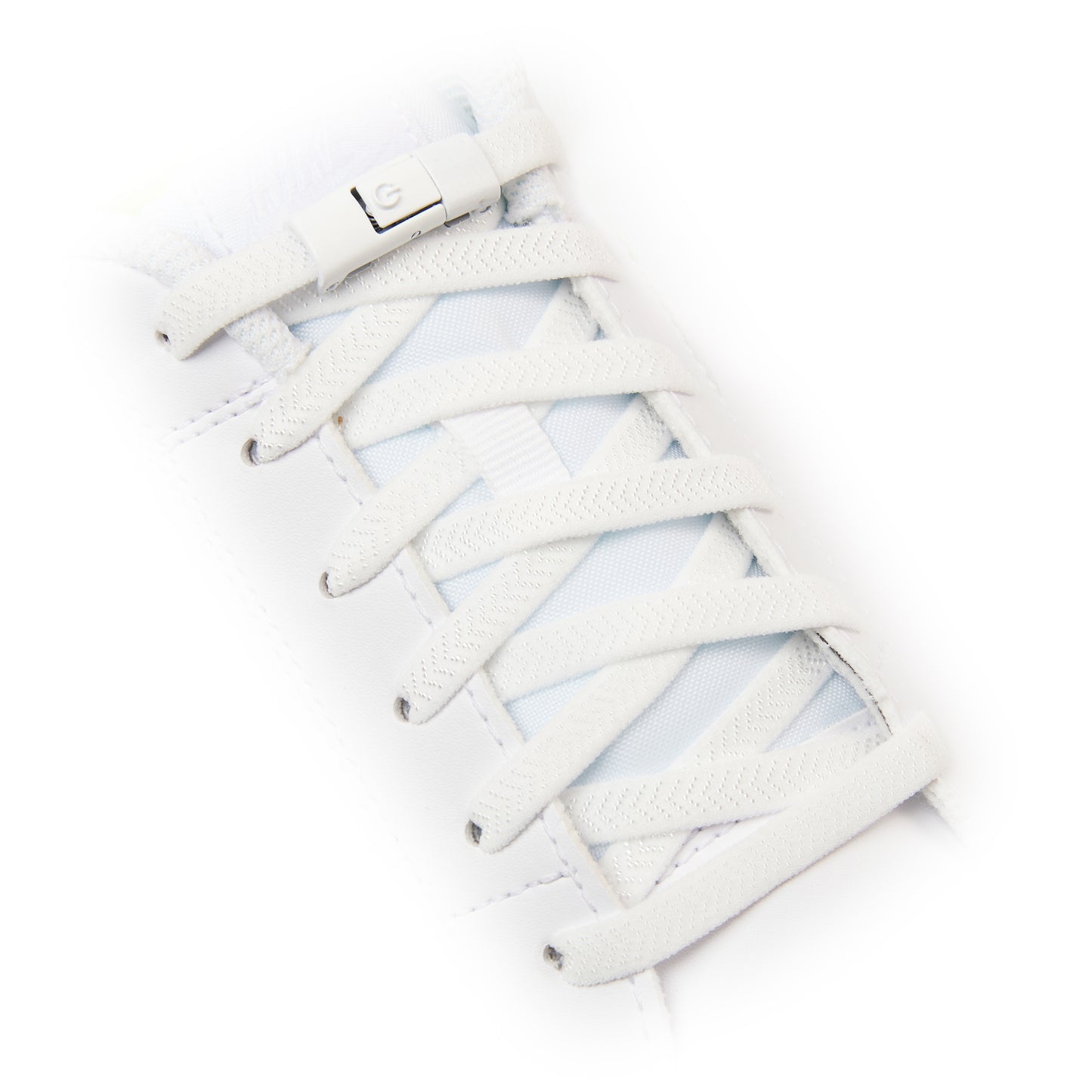 White Accelerator No-Tie Shoe Laces