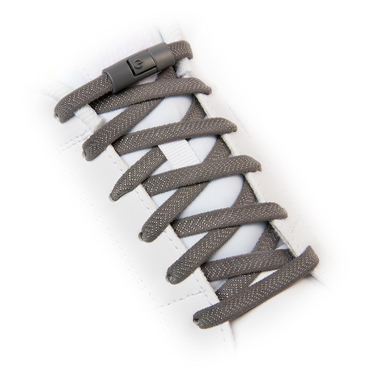 Dark Grey Accelerator No-Tie Shoe Laces