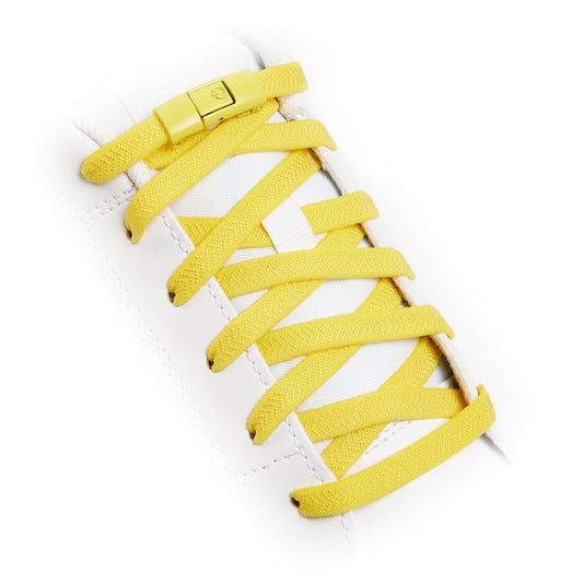 Yellow Accelerator No-Tie Shoe Laces