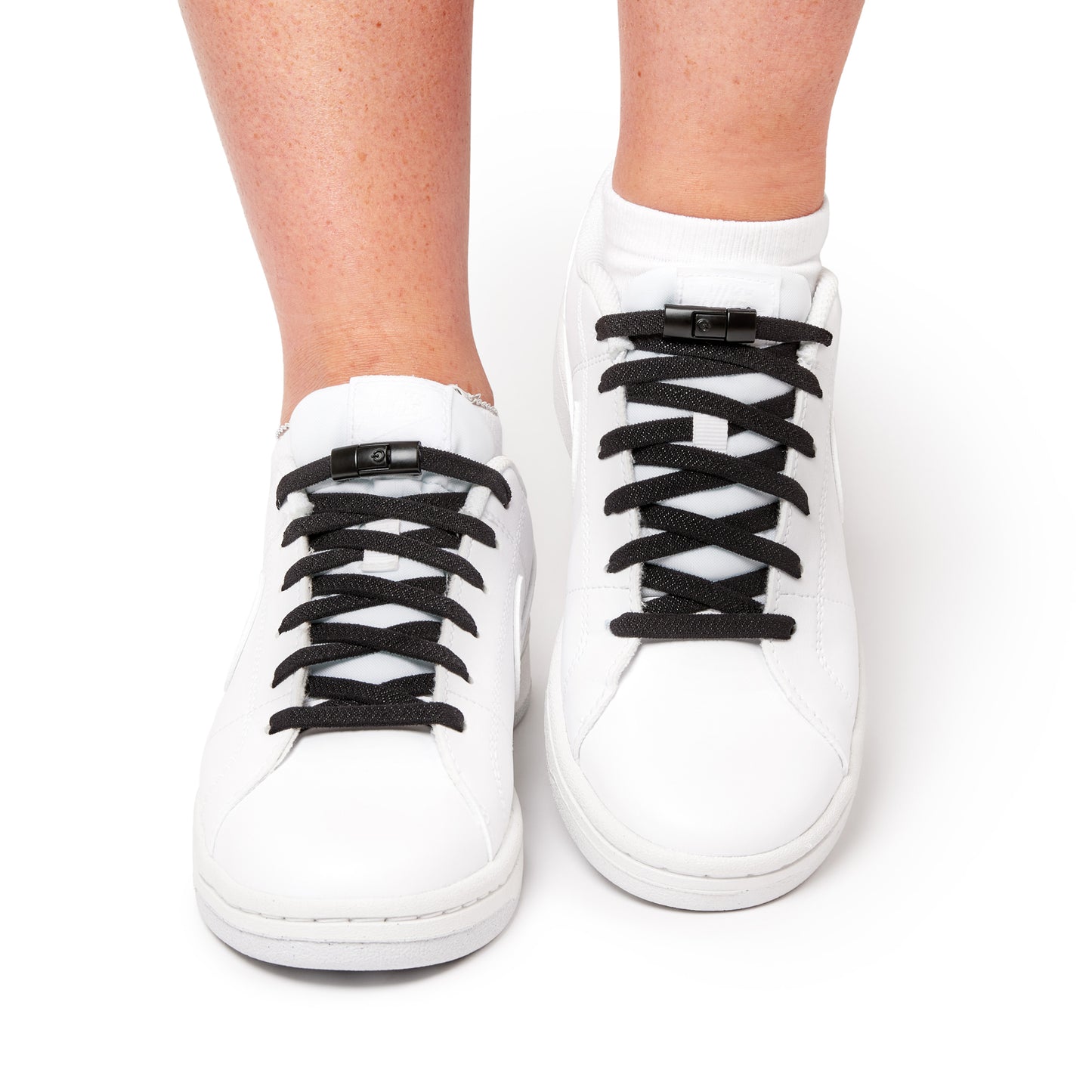 Black Press-lock Buckles (1 Pair)