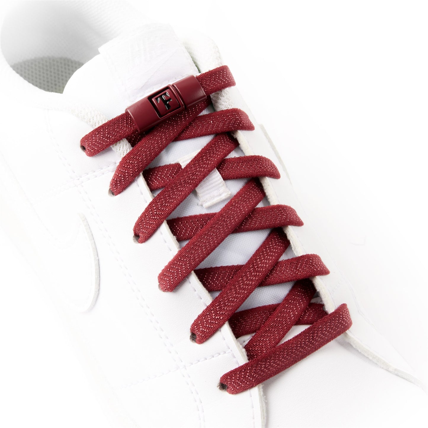 Burgundy Accelerator No-Tie Shoe Laces