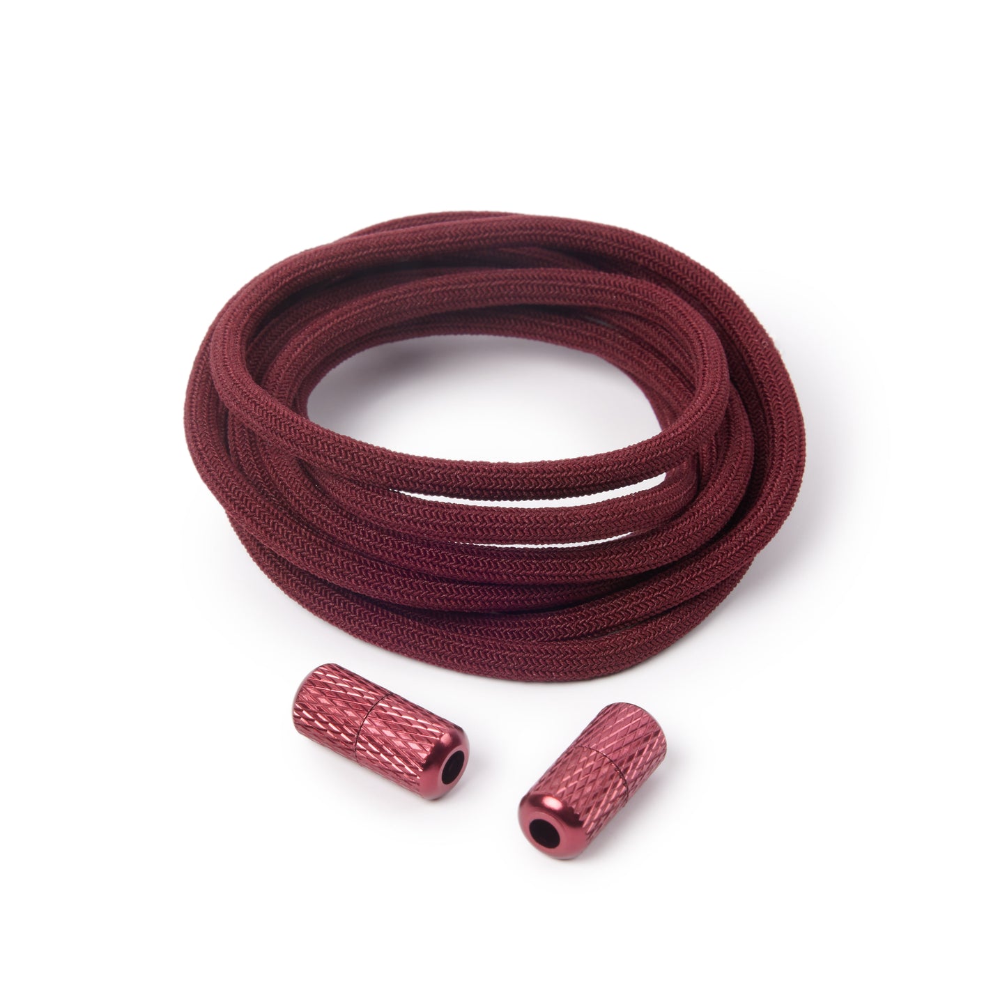 Burgundy Round Elastic Shoe Laces