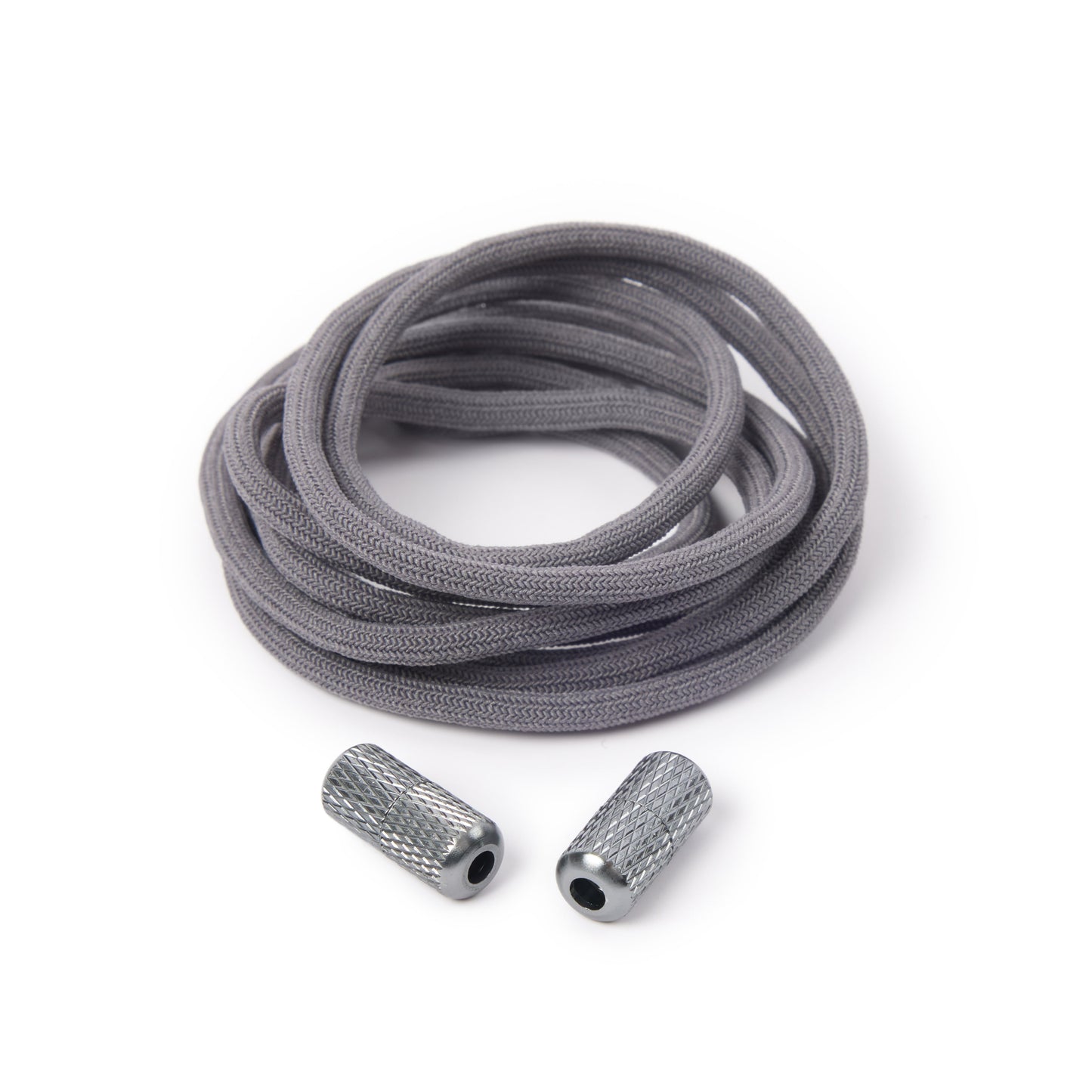 Dark Grey Round Elastic Shoe Laces