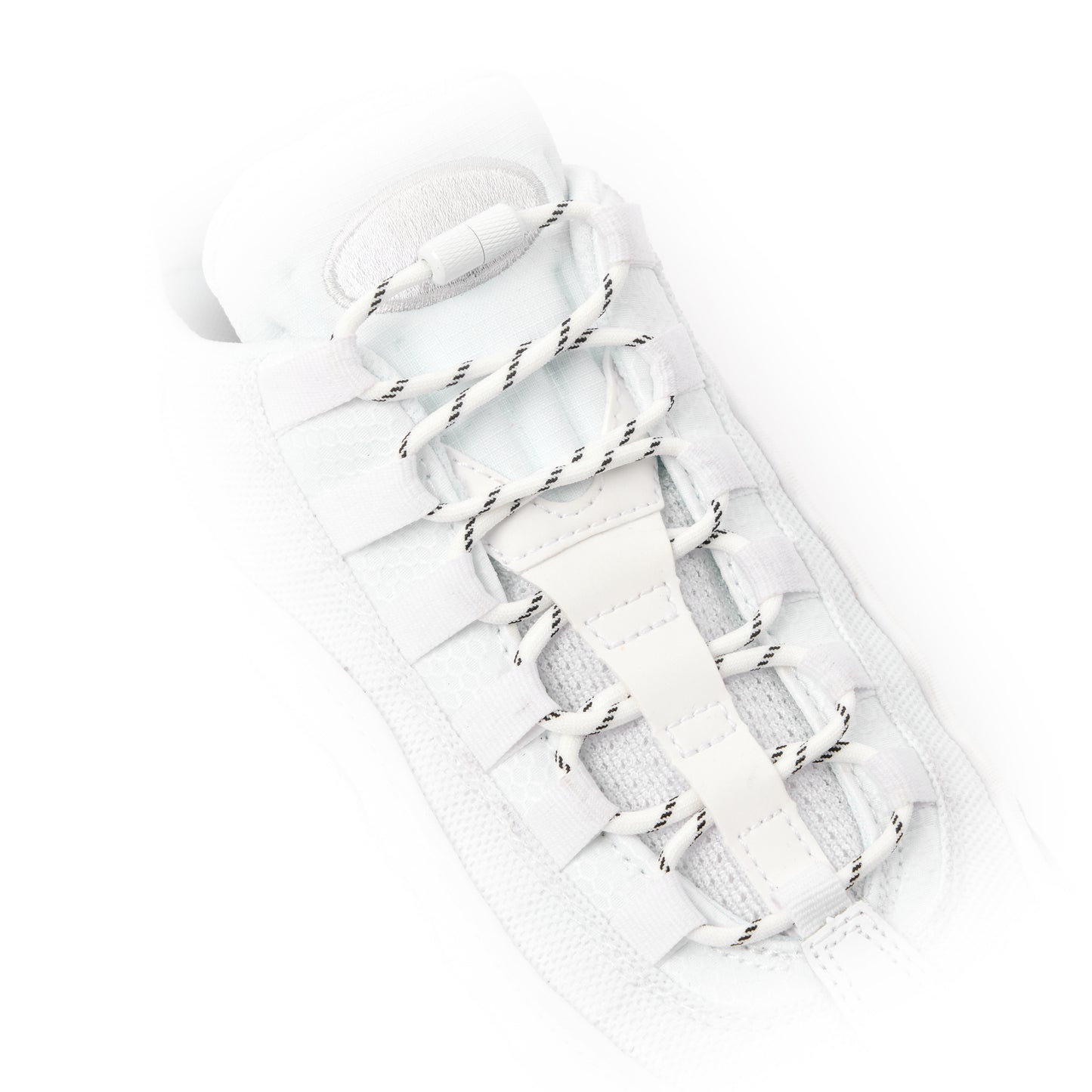 White x Black Round Elastic Shoe Laces