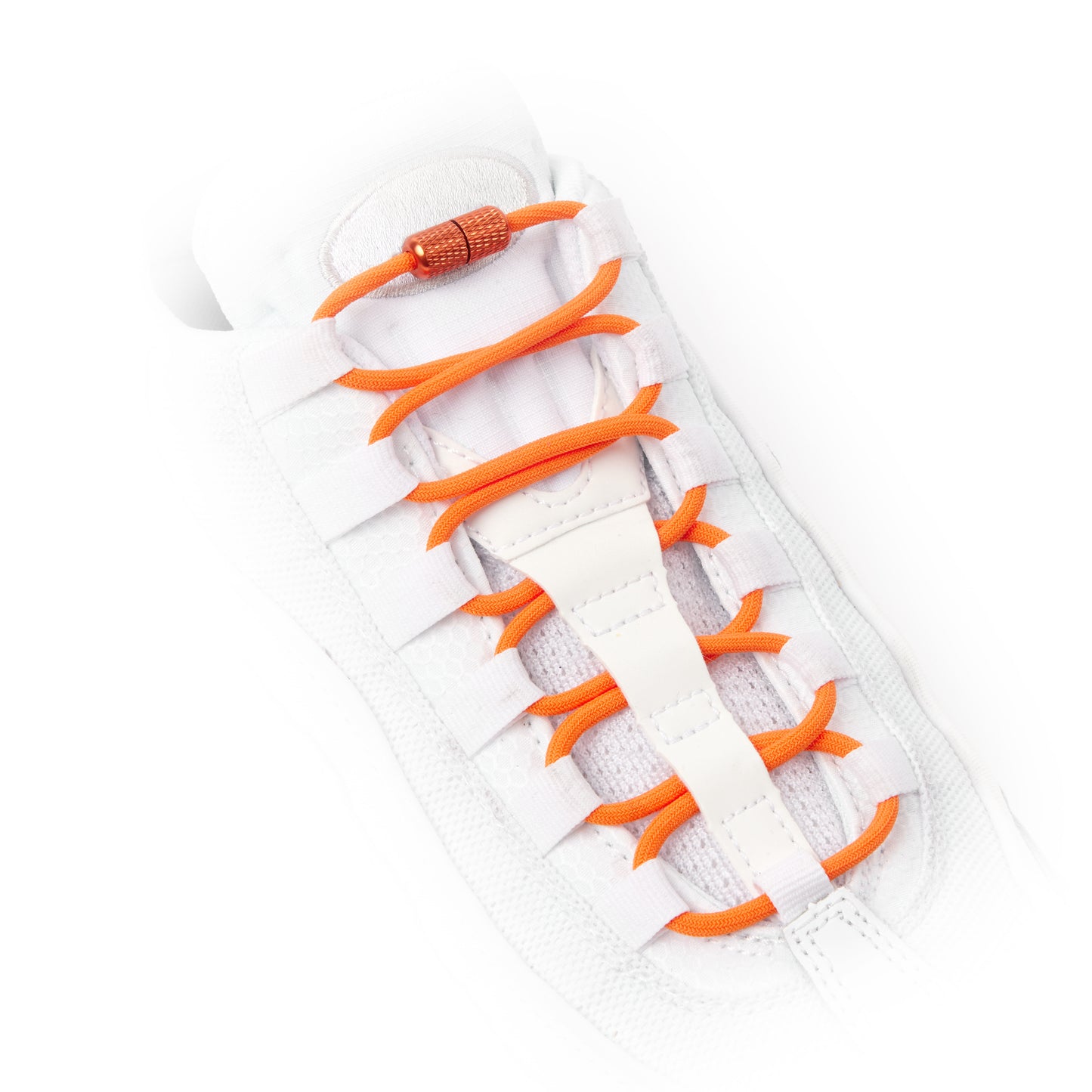 Orange Round Elastic Shoe Laces