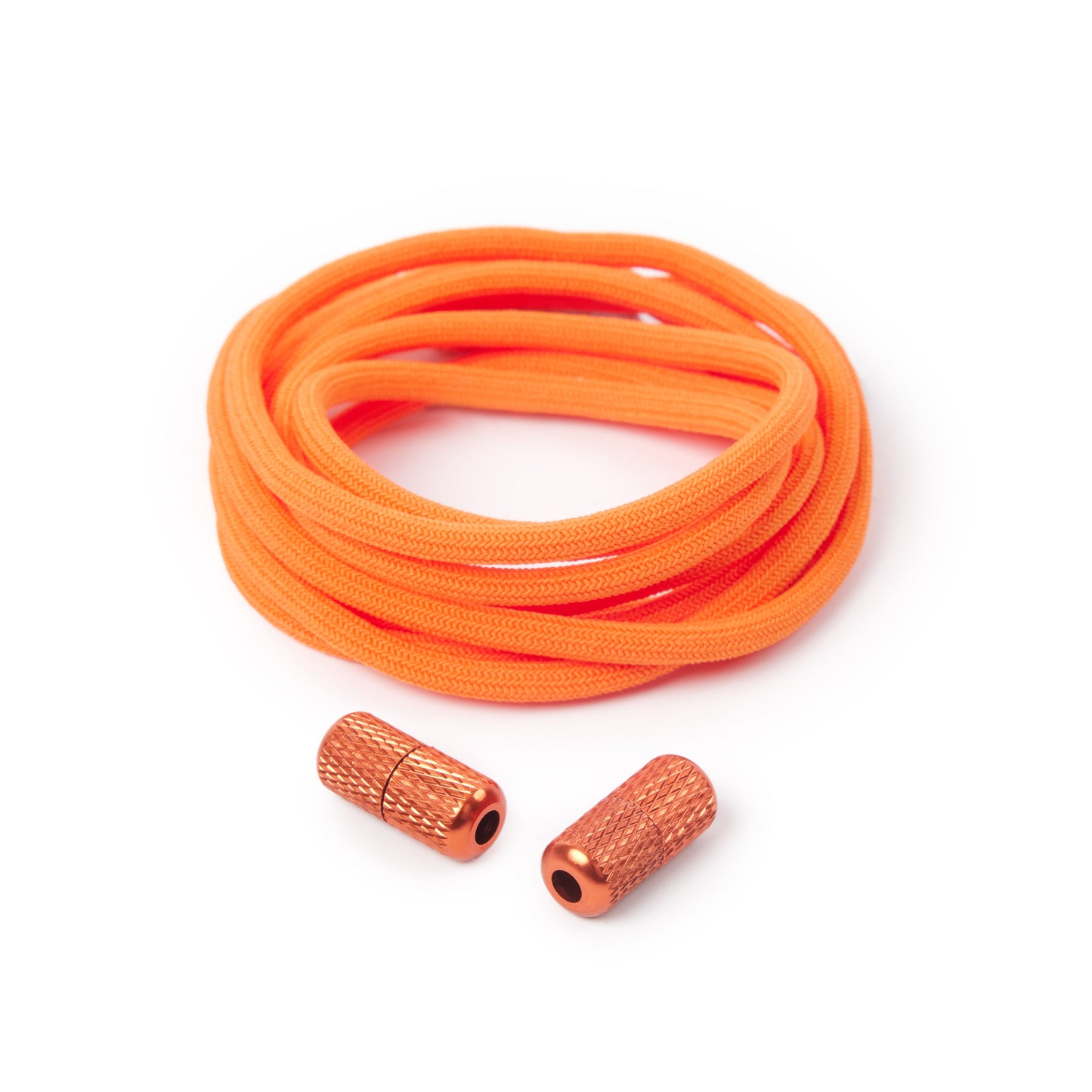 Orange Round Elastic Shoe Laces