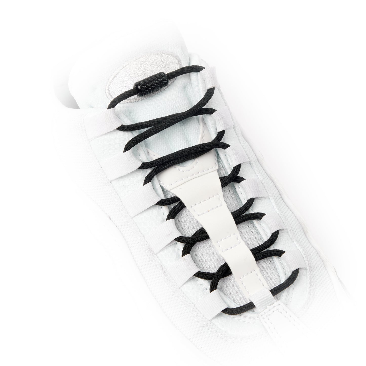 Plain Black Round Elastic Shoe Laces