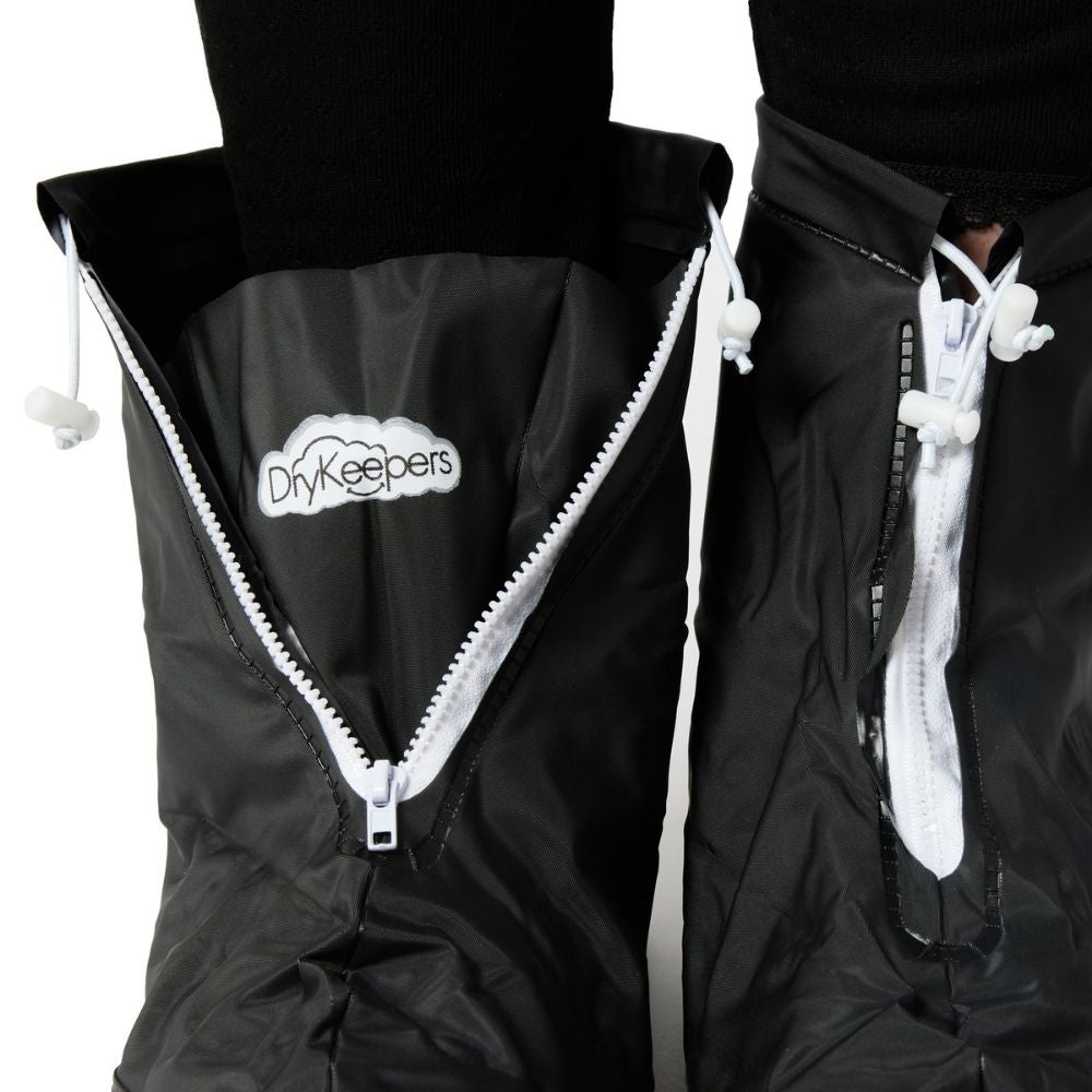 DryKeepers Waterproof Shoe Covers - Black