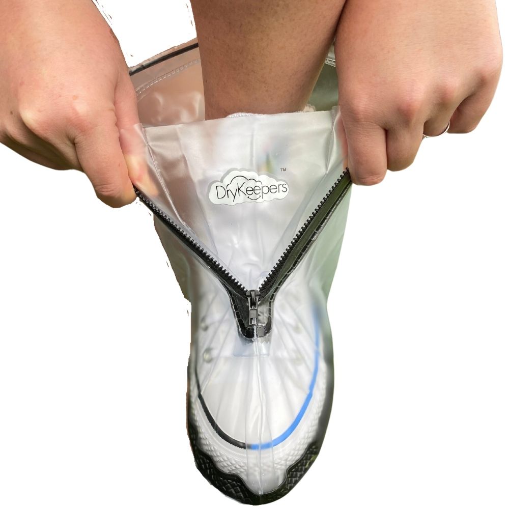DryKeepers Waterproof Shoe Covers - Clear