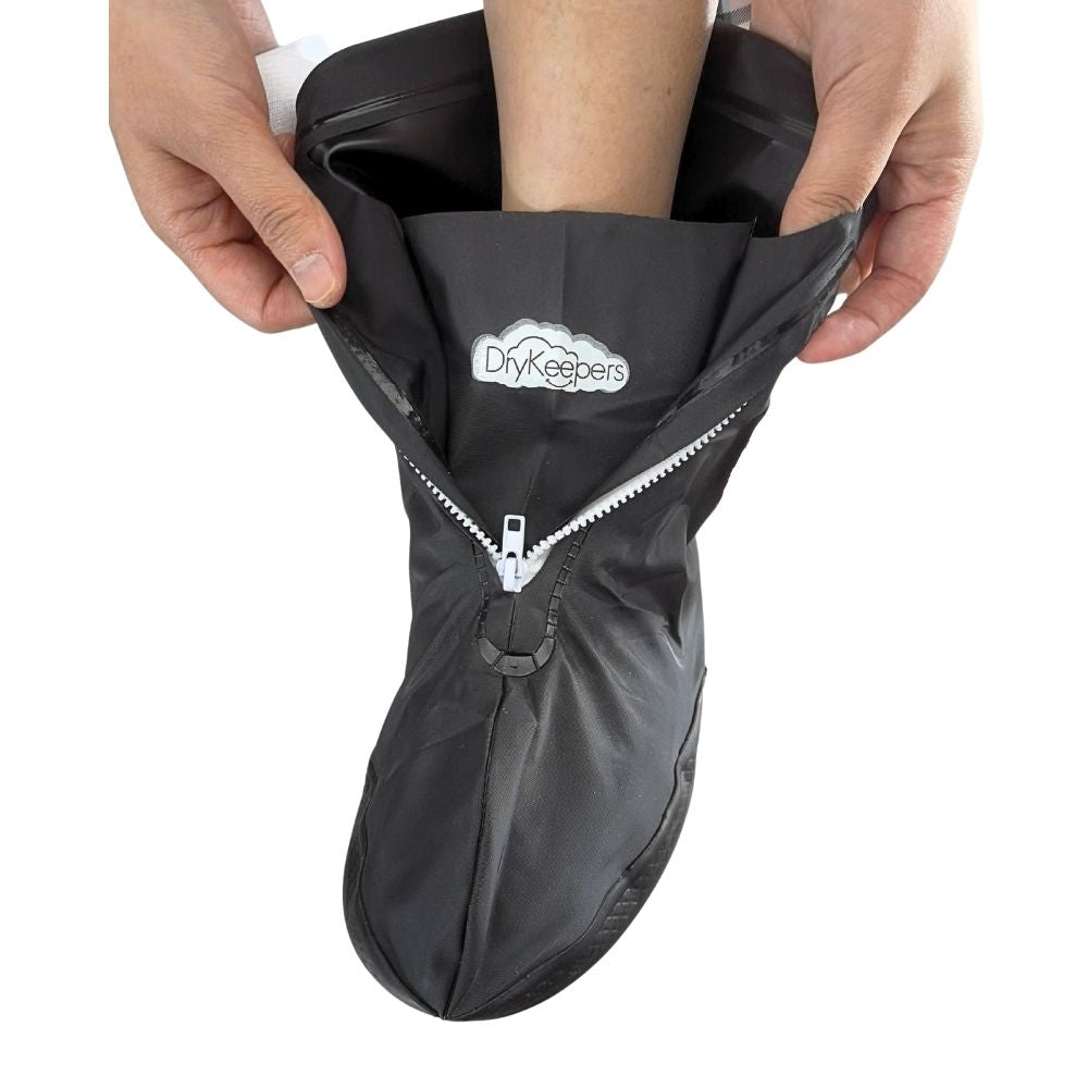 DryKeepers Waterproof Shoe Covers - Black