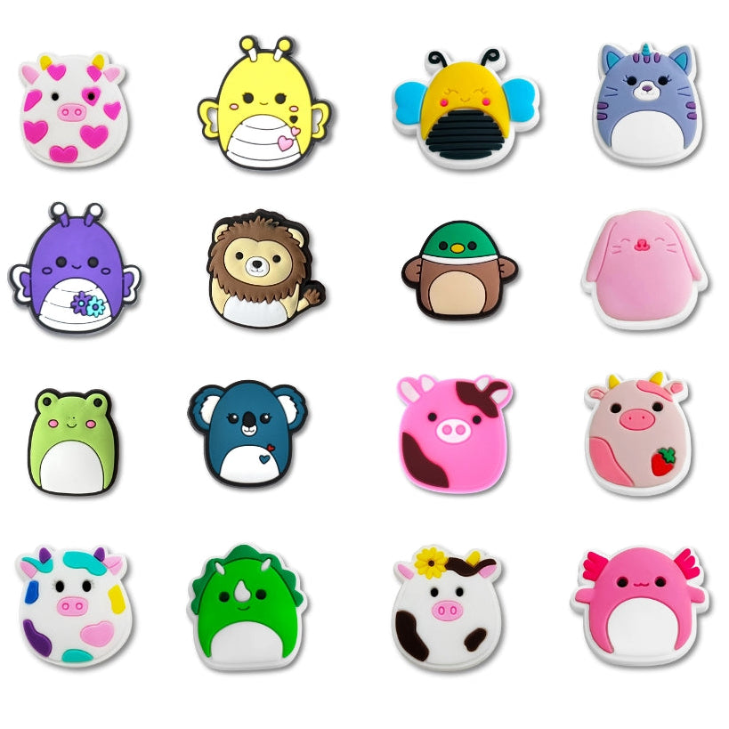 Plush Toy Shoe Charms - Pack of 16