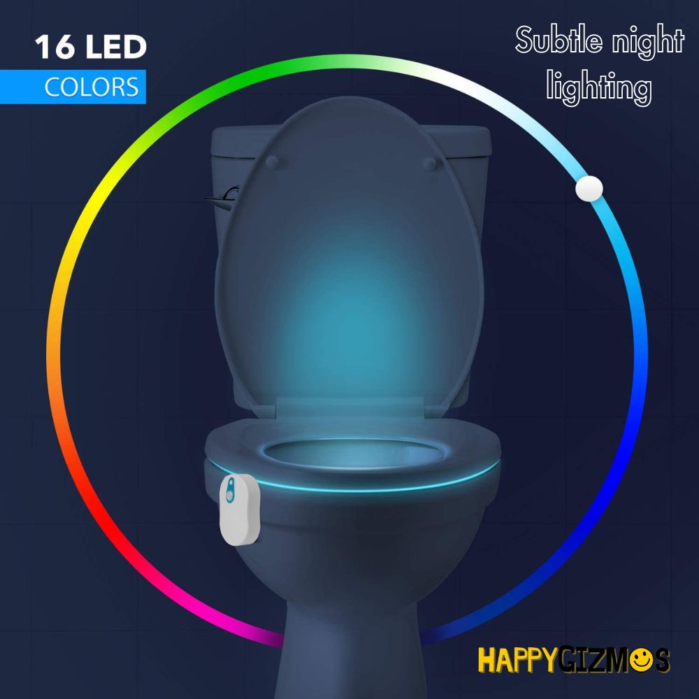 Motion Sensor Toilet Bowl Night Light