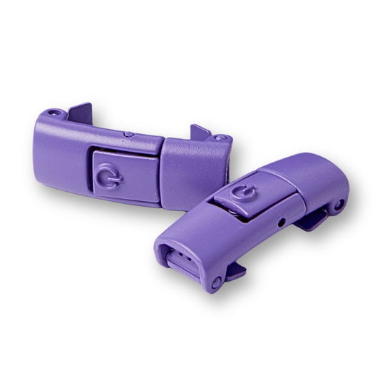 Purple No-Tie Buckles (1 Pair)