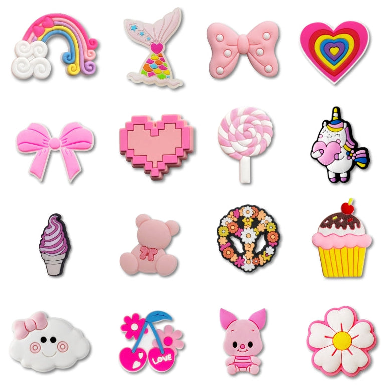 Cute Shoe Charms - Pack of 16