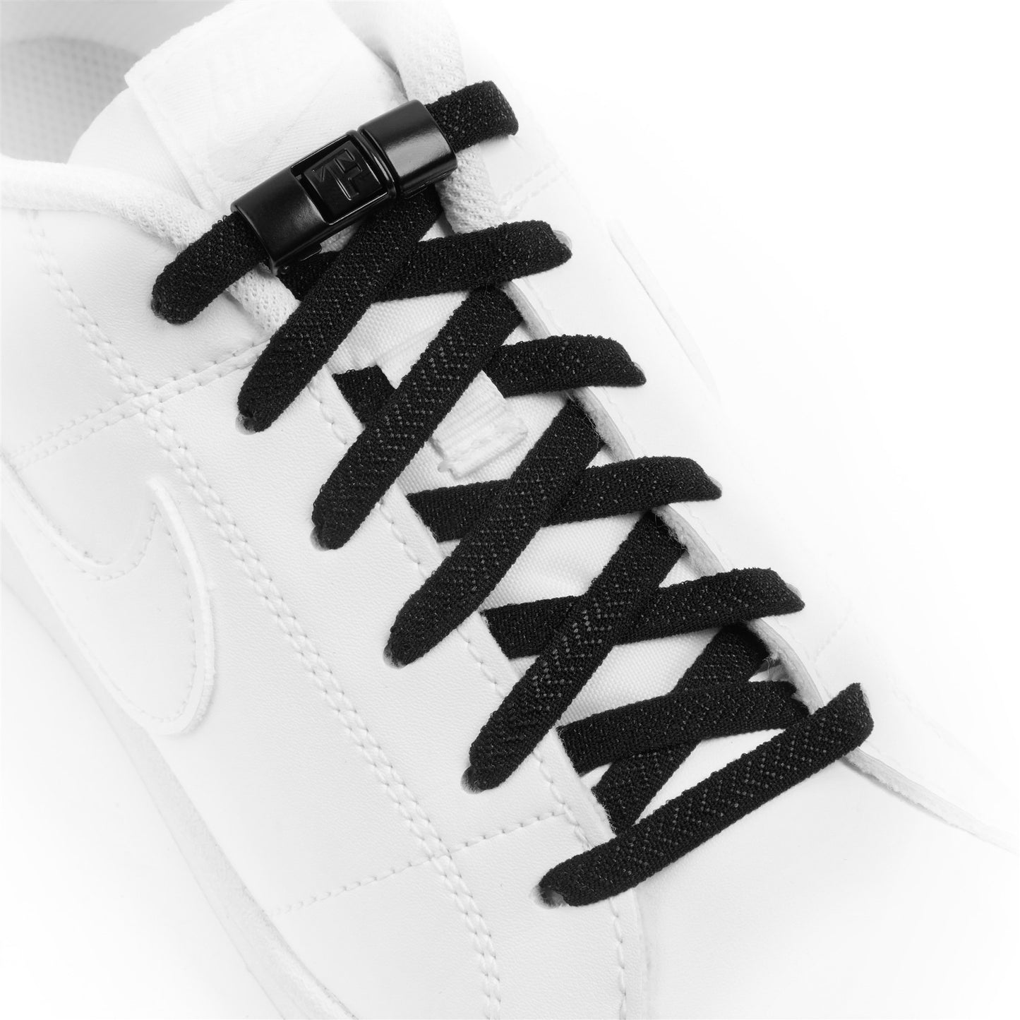 Black Accelerator No-Tie Shoe Laces