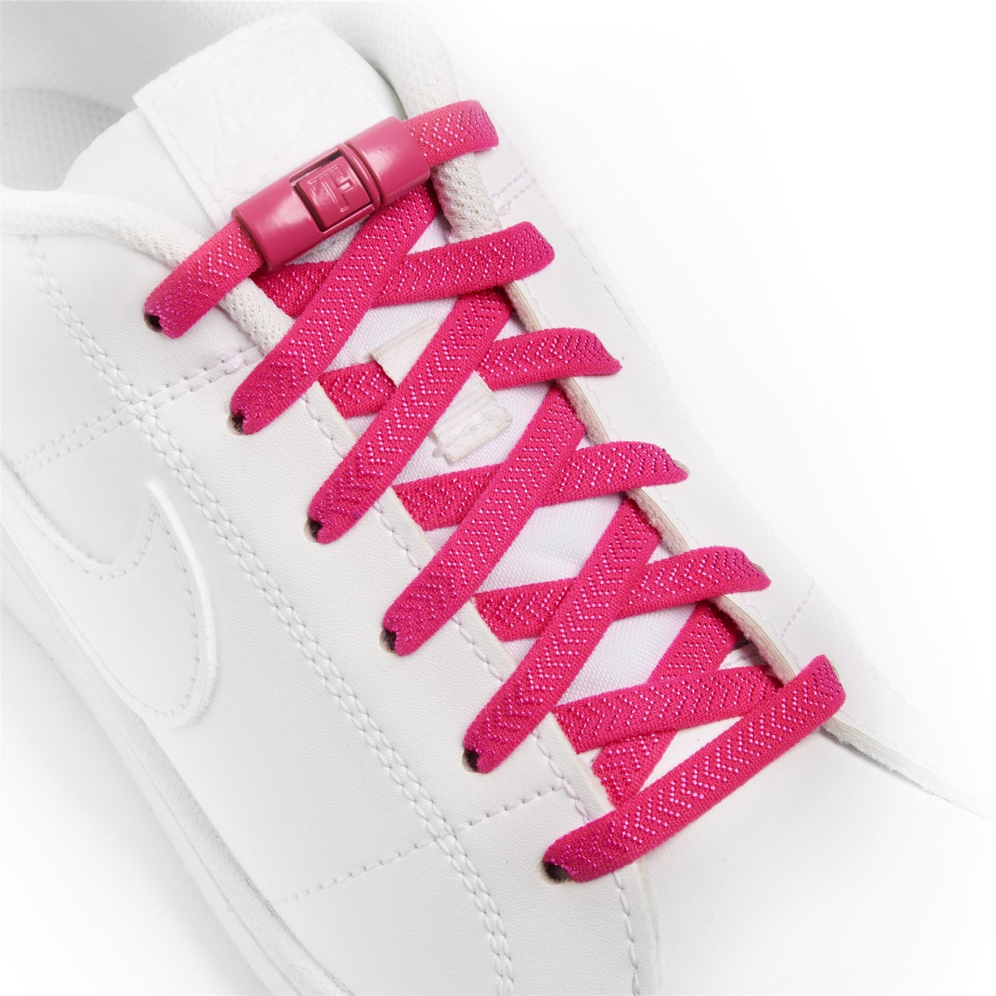 Hot Pink Accelerator No-Tie Shoe Laces + Press-lock