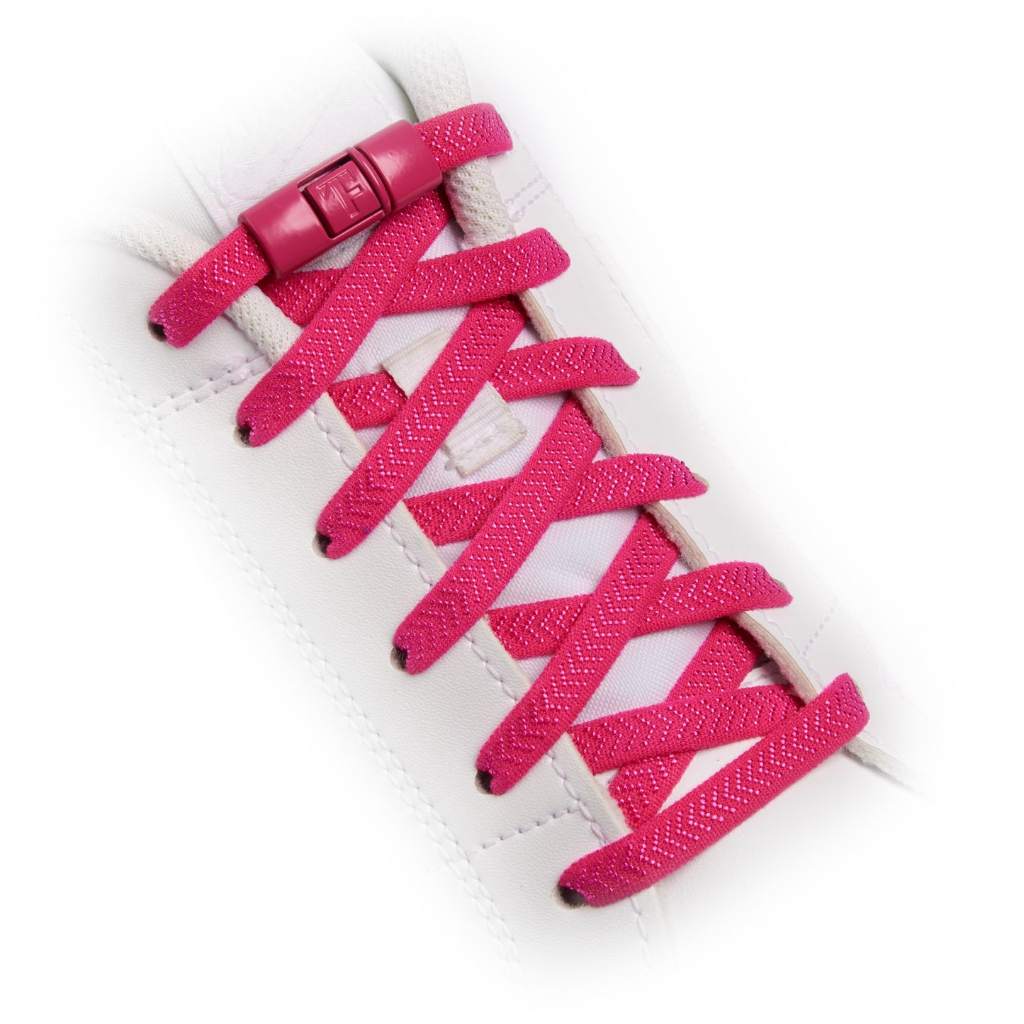 Hot Pink Accelerator No-Tie Shoe Laces + Press-lock