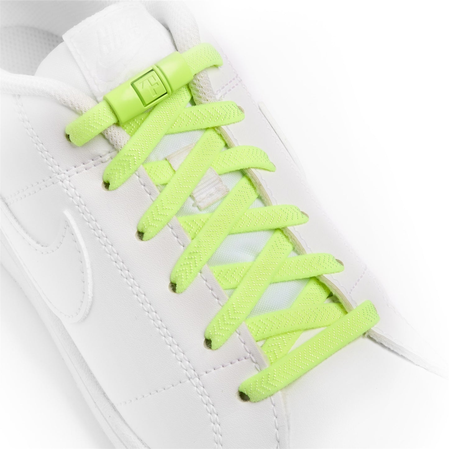 Fluorescent Green Accelerator No-Tie Shoe Laces