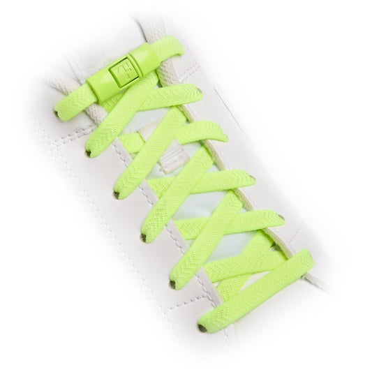 Fluorescent Green Accelerator No-Tie Shoe Laces