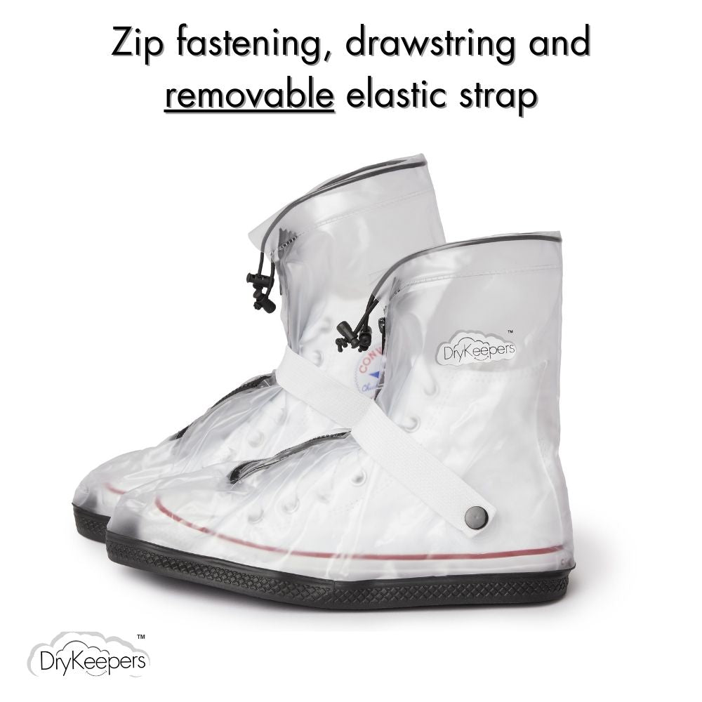 DryKeepers Waterproof Shoe Covers - Clear