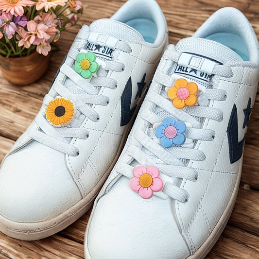 Flower Shoe Charms - Pack of 10