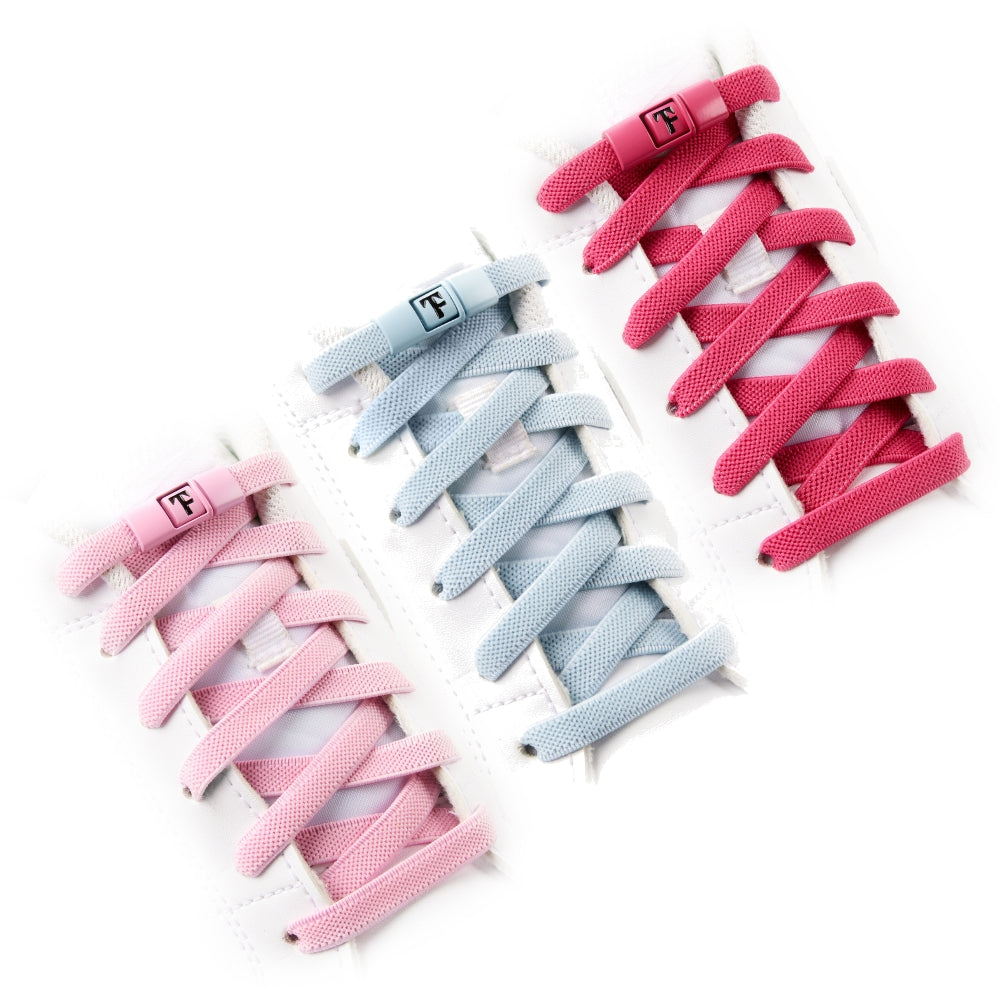 Cute Originals - No-Tie Laces Multipack (3 Pairs)