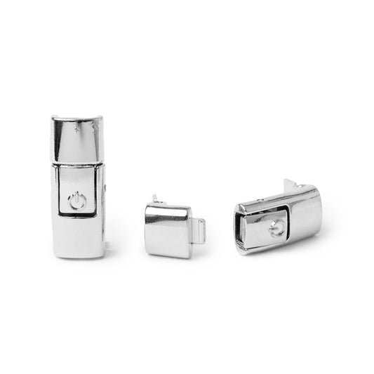 Silver No-Tie Buckles (1 Pair)