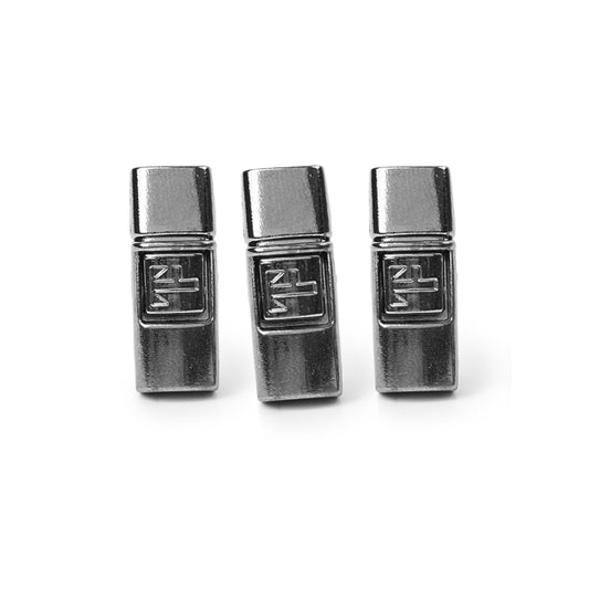 Gun Metal Multipack - Snap-lock™️ No-Tie Buckles (3 Pairs)