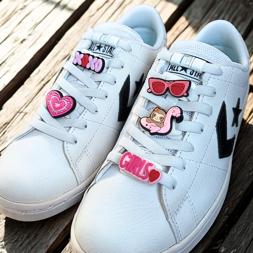 Pink Shoe Charms - Pack of 18