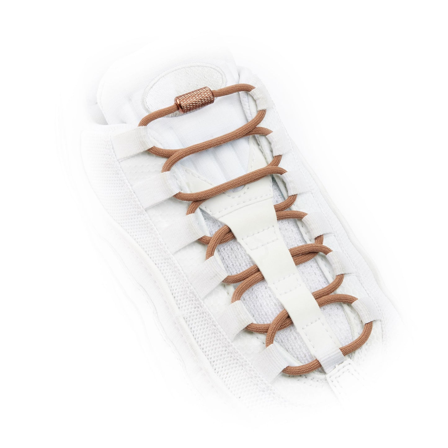 Brown Round Elastic Shoe Laces