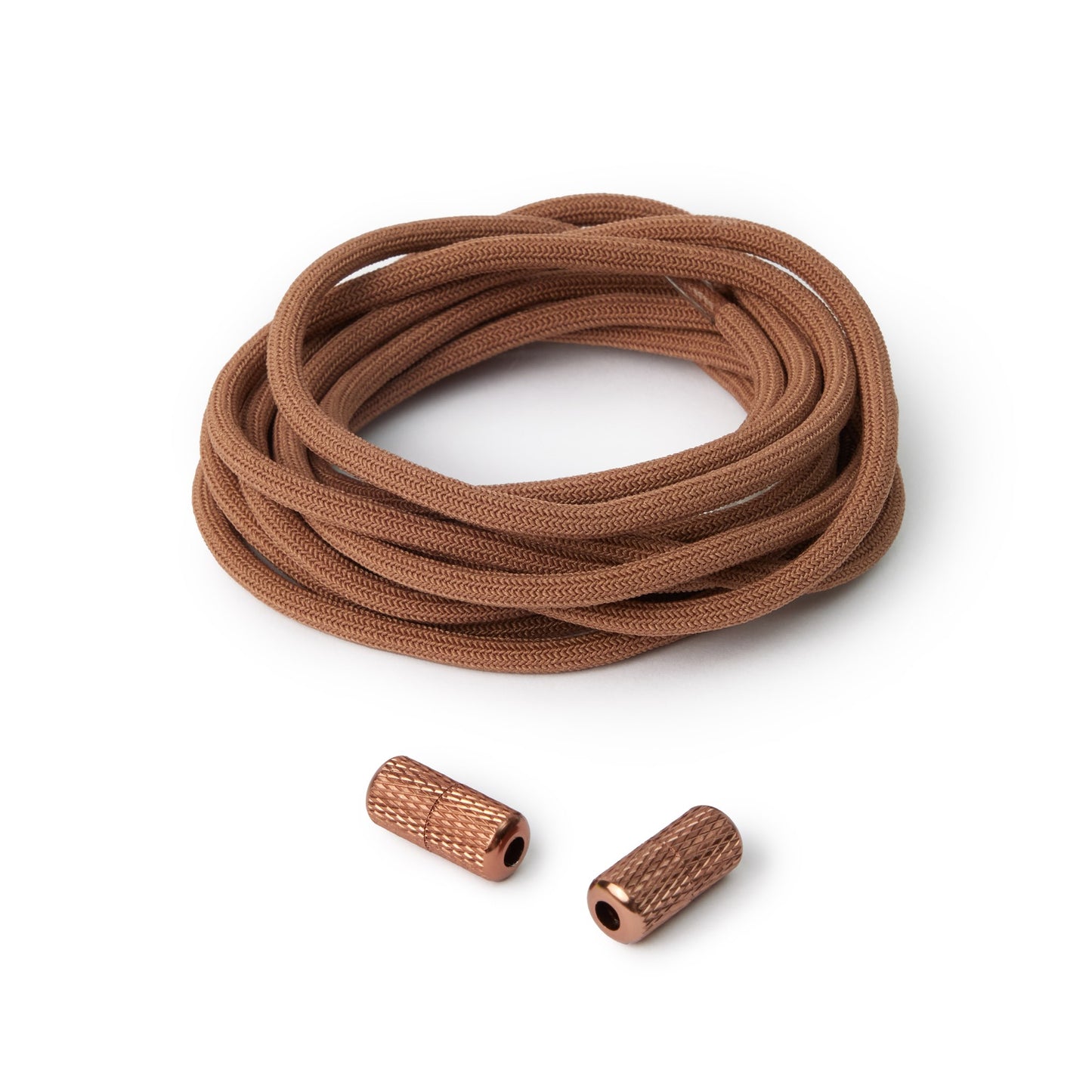Brown Round Elastic Shoe Laces
