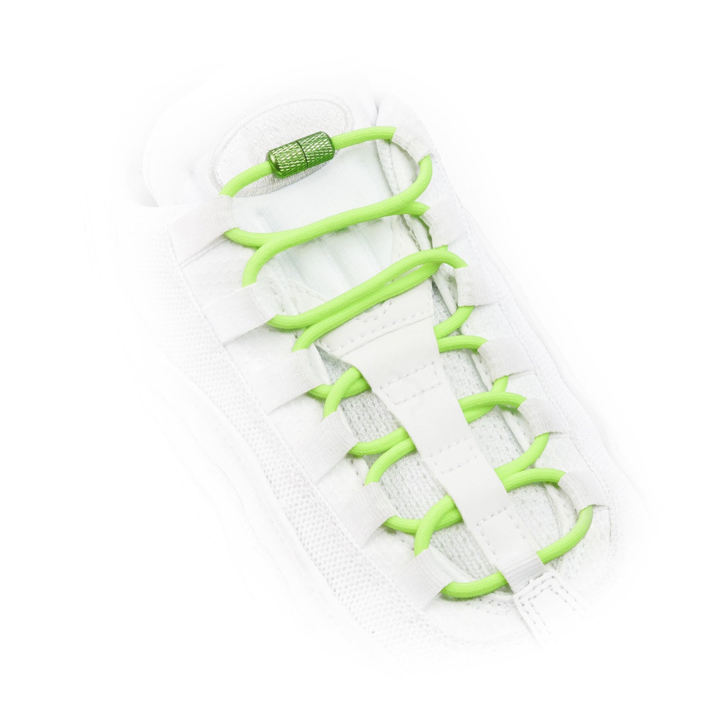 Fluorescent Green Round Elastic Shoe Laces