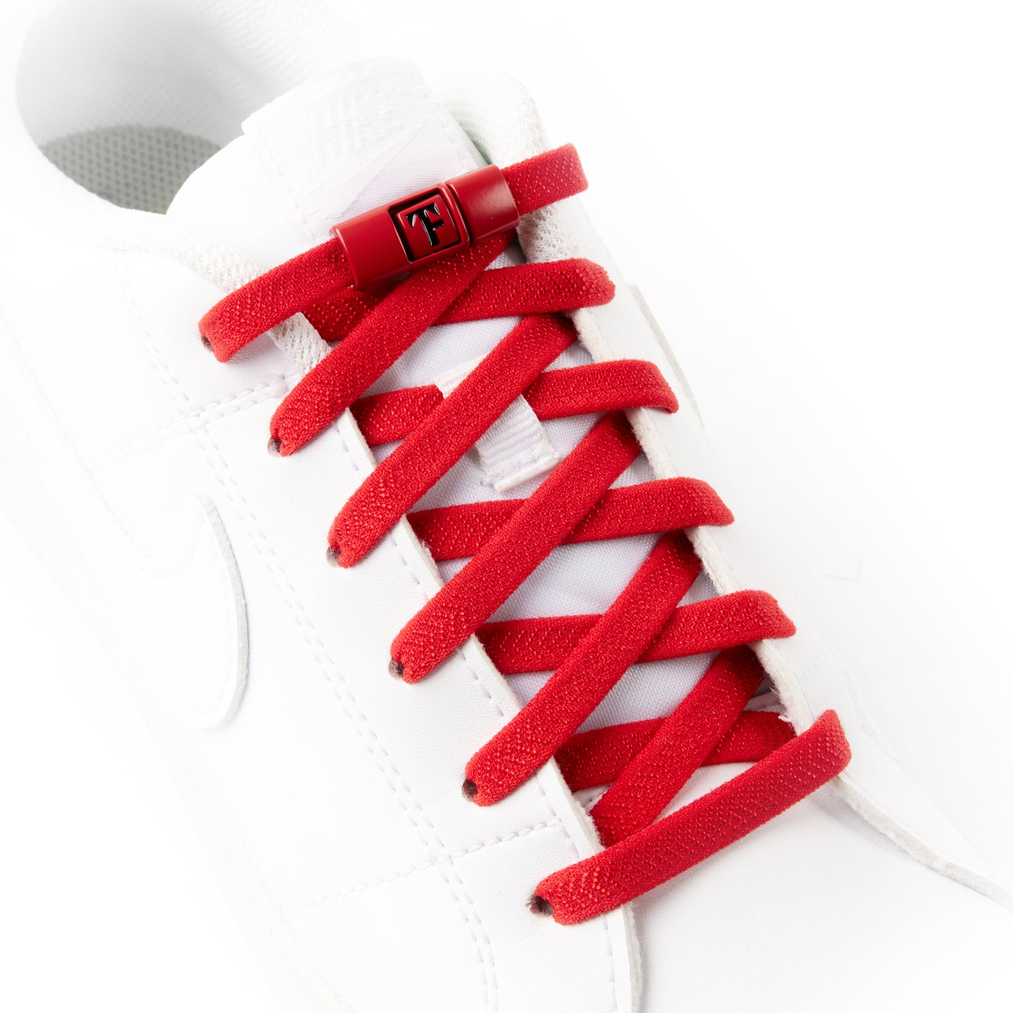 Red Accelerator No-Tie Shoe Laces + Snap-Lock™️