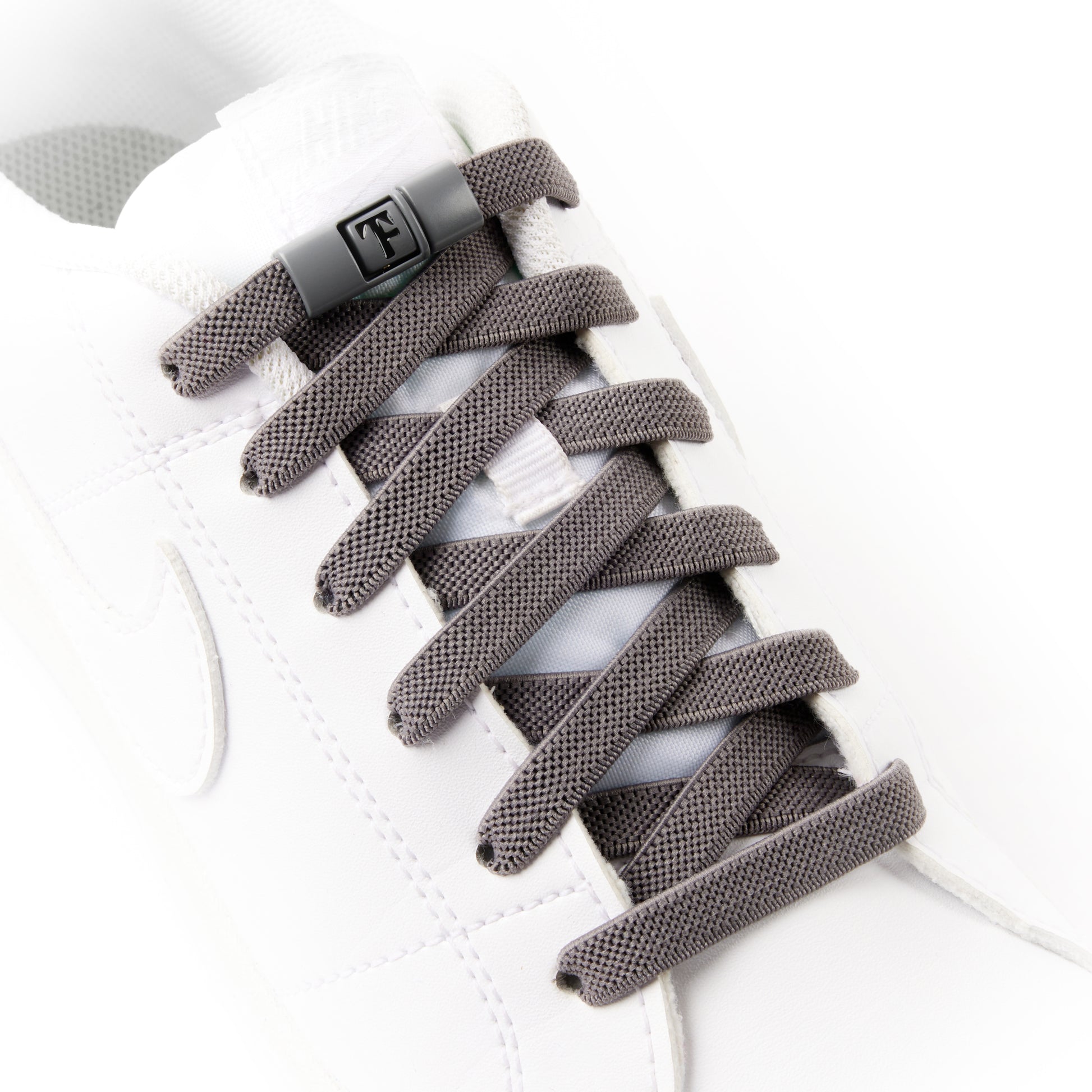 Dark Grey Original No-Tie Shoe Laces – TEEZY - Main Image