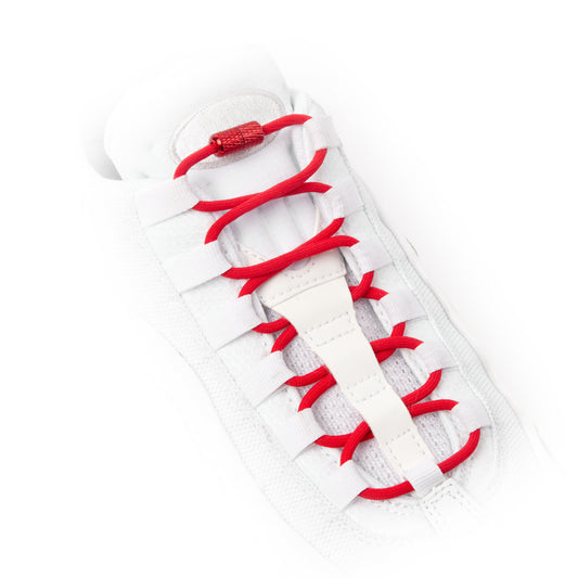 Red Round Elastic Shoe Laces