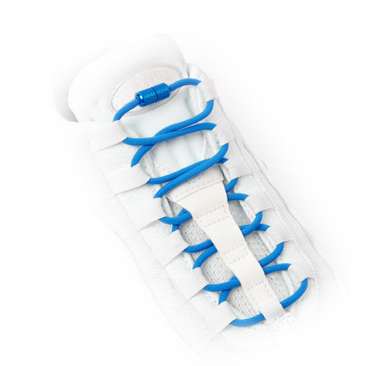 Electric Blue Round Elastic Shoe Laces